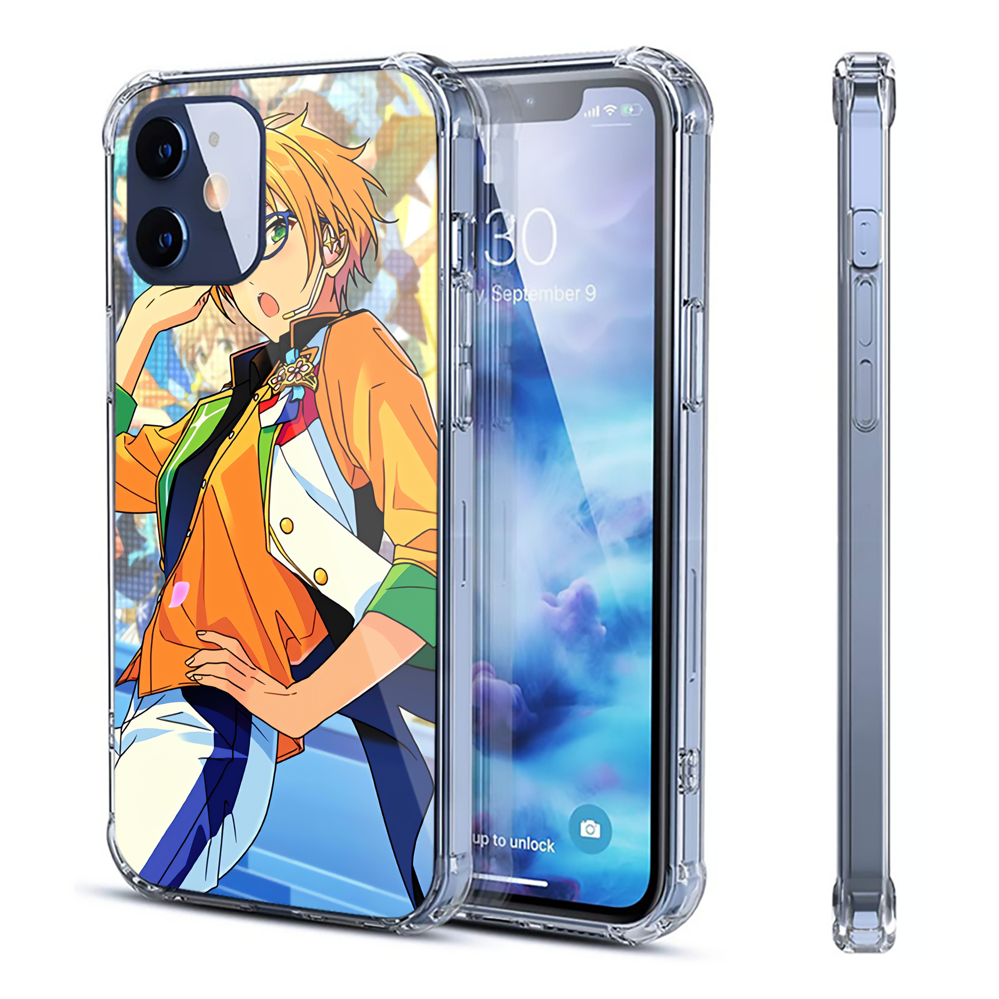 （画像用） あんさんぶるスターズ! Ensemble Stars 【iPhone 12シリーズ対応】透明スマホケース（クリアソフトケース）